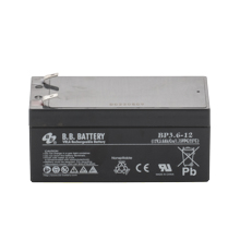 12V 3.6Ah Battery, Sealed Lead Acid battery (AGM), B.B. Battery BP3.6-12, 134x67x60 mm (LxWxH), Terminal T2 Faston 250 (6,3 mm)