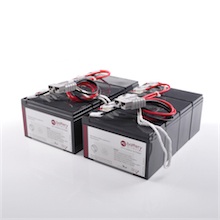 Battery kit for APC Smart UPS 2200/3000/5000 replaces APC RBC12