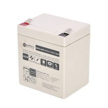 12V 5.5Ah Battery, Sealed Lead Acid battery (AGM), battery-direct SBYH-AGM-12-5.5, 90x70x101 mm (LxWxH), Terminal T2 Faston 250 (6,3 mm)