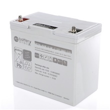 12V 58Ah battery, Sealed Lead Acid battery (AGM), battery-direct SBYHL-AGM-12-58, 229x138x208 mm (LxWxH), Terminal I2 (Insert M6)