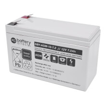 Battery for Eaton-MGE Ellipse Max 600, replaces 7590115 battery