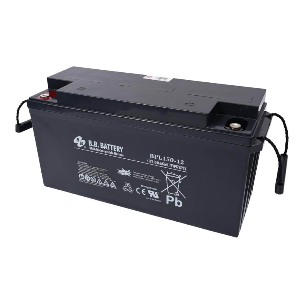 12V 150Ah Battery, Lead battery (AGM), B.B. BPL150-12, 483x171x240 mm (LxWxH), Terminal