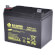 12V 33Ah Battery, Sealed Lead Acid battery (AGM), B.B. Battery EP33-12, 195x129x155 mm (LxWxH), Terminal B7 (Fitting M6 bolt and nut)