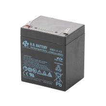 12V 5.5Ah Battery, Sealed Lead Acid battery (AGM), B.B. Battery HR5.5-12, 90x70x102 mm (LxWxH), Terminal T2 Faston 250 (6,3 mm)