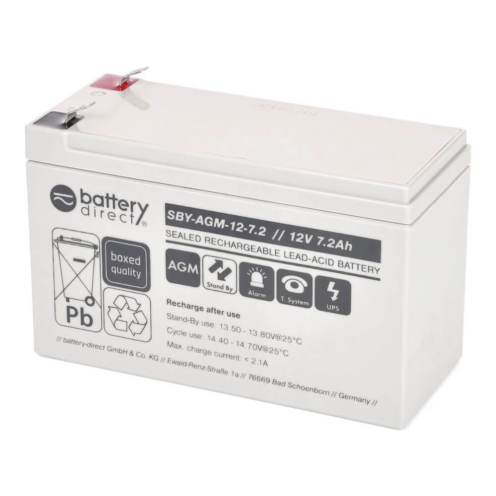 12V 7Ah Battery, Sealed Lead Acid battery (AGM), B.B. Battery BP7