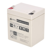 12V 5.5Ah Battery, Sealed Lead Acid battery (AGM), battery-direct SBYH-AGM-12-5.5, 90x70x101 mm (LxWxH), Terminal T2 Faston 250 (6,3 mm)