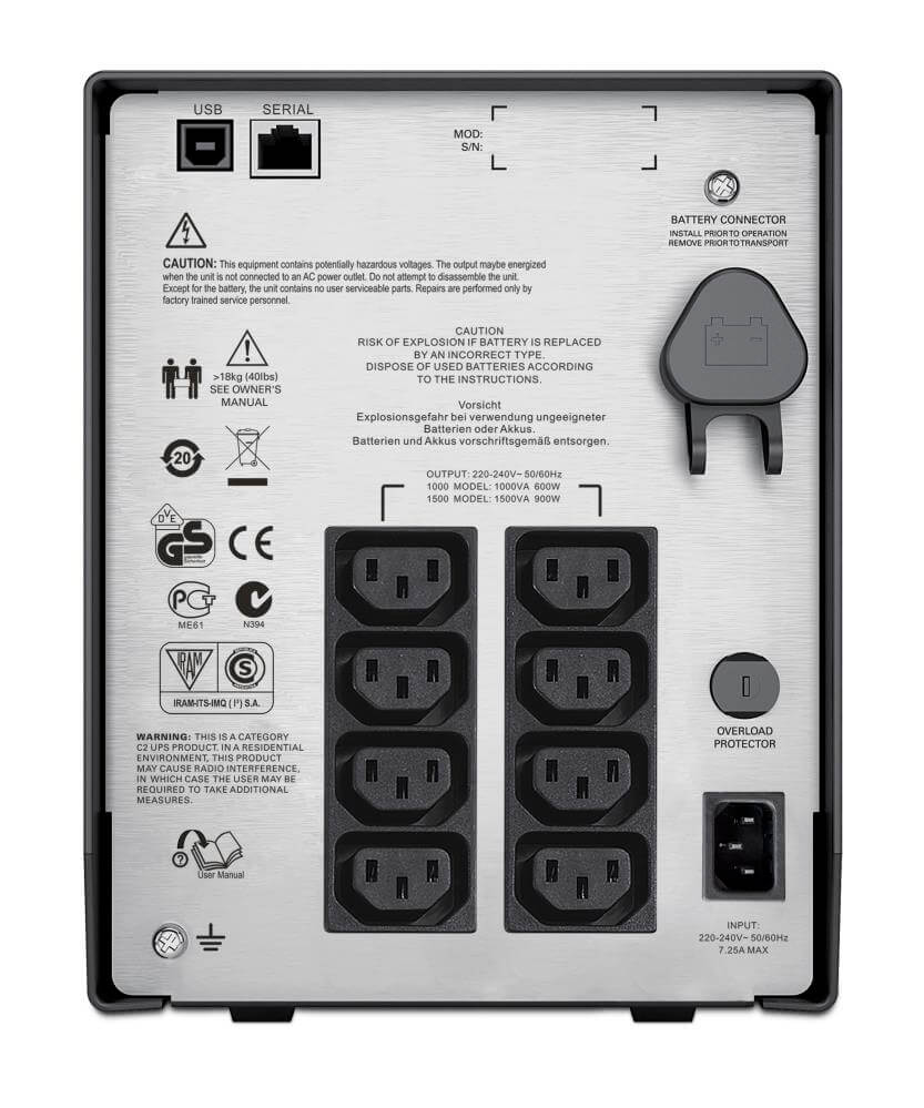 APC Smart UPS C 1500 - SMC1500I - SMC1500I apc cable wiring diagram smart 